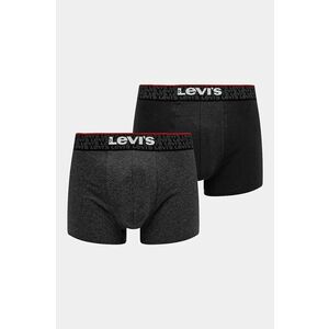 Levi's boxeri 2-pack barbati, culoarea gri, 37149-1013 imagine