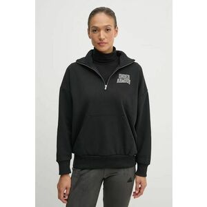 Under Armour bluza Icon HWT Terry femei, culoarea negru, cu imprimeu, 1386495 imagine