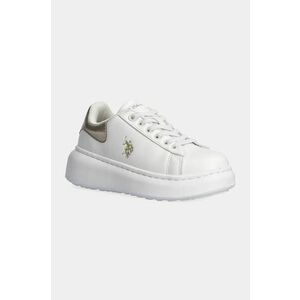 U.S. Polo Assn. sneakers pentru copii MEGHAN003K/DY1 culoarea alb, MEGHAN003 imagine