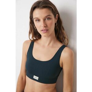 women'secret sutien SEAMLESS 2 culoarea verde, neted, 5108607 imagine