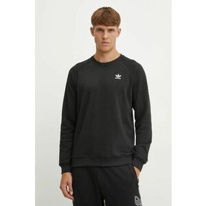 adidas Originals hanorac de bumbac barbati, culoarea negru, neted, IW5792 imagine