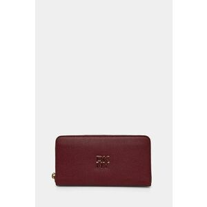 Dkny portofel de piele femei, culoarea bordo, R43ZKF82 imagine