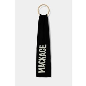 MACKAGE esarfa de lana culoarea negru, modelator, JUNO-Z imagine