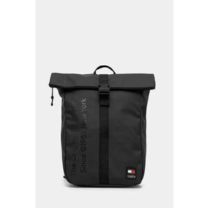 Tommy Jeans rucsac barbati, culoarea negru, mare, modelator, AM0AM12995 imagine