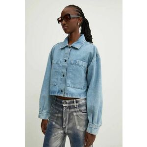 Kaotiko geaca jeans femei, de tranzitie, oversize, AP026-01-K002 imagine