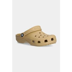 Crocs slapi copii CLASSIC CLOG culoarea bej, 206991 imagine