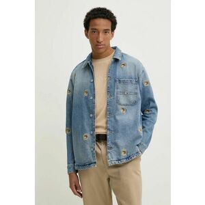 Tommy Jeans geacă din denim bărbați, de tranziție, oversized, DM0DM20437 imagine