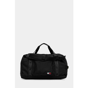 Tommy Jeans rucsac barbati, culoarea negru, mare, cu imprimeu, AM0AM12411 imagine