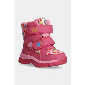 Agatha Ruiz de la Prada pantofi din piele intoarsa pentru copii culoarea roz, 241990 imagine