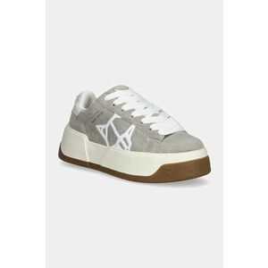 Naked Wolfe sneakers din piele intoarsă Sound culoarea gri, Sound Light Grey Cow Suede imagine