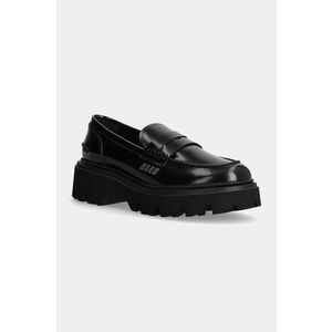 MSGM pantofi de piele femei, culoarea negru, cu platforma, 3741MDS153 513 imagine