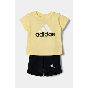 adidas compleu bebe I BL CO T SET culoarea galben, IV7396 imagine