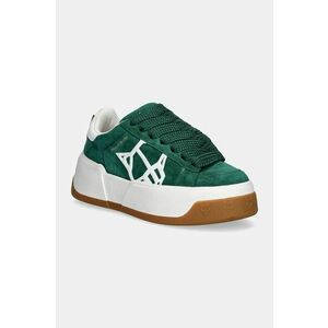 Naked Wolfe sneakers Sound culoarea verde, Sound Ivy Green Kid Suede imagine