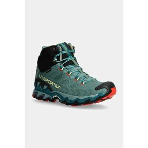 LA Sportiva pantofi Ultra Raptor II Mid Leather GTX femei, culoarea turcoaz, 34L734900 imagine