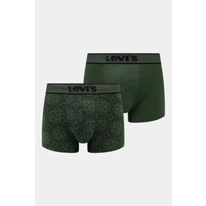 Levi's boxeri 2-pack barbati, culoarea verde, 37149-1032 imagine