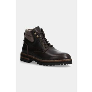 Hackett London pantofi inalti RANGE STONE barbati, culoarea maro, HMS21423 imagine