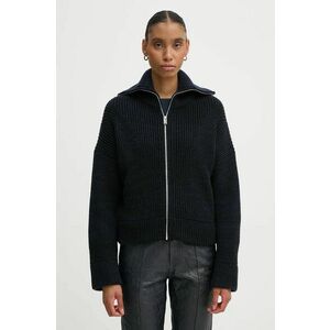 ZADIG&VOLTAIRE cardigan din lana culoarea albastru marin, călduros, KWCO00076 imagine