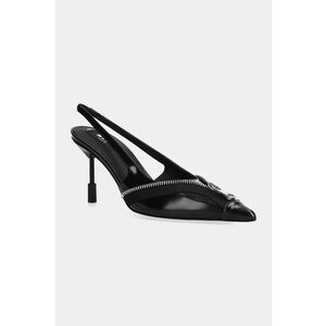 MSGM stilettos de piele culoarea negru, 3742MDS934 imagine