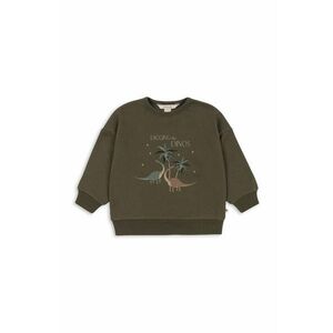 Konges Sløjd bluza copii LOU SWEATSHIRT OCS culoarea verde, modelator, KS101568 imagine