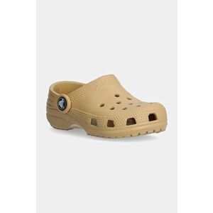 Crocs slapi copii CLASSIC CLOG culoarea bej, 206990 imagine