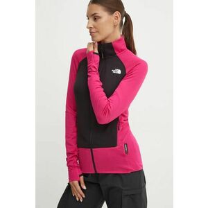 The North Face hanorac Bolt Polartec culoarea roz, modelator, NF0A825KROM1 imagine