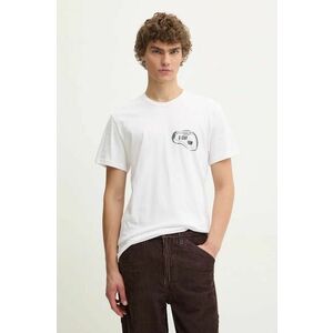 G-Star Raw tricou barbati, culoarea alb, cu imprimeu, D25085-C506 imagine