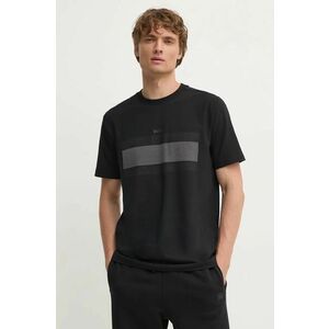 Boss Green tricou barbati, culoarea negru, cu imprimeu, 50525224 imagine