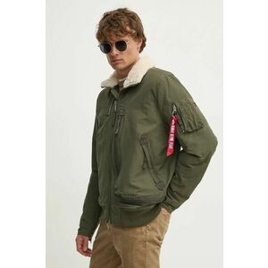 Alpha Industries geaca bomber barbati, culoarea verde, de iarna, 148128 imagine