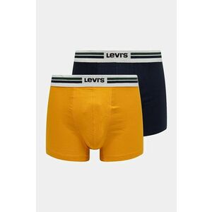 Levi's boxeri 2-pack barbati, culoarea galben, 37149-1005 imagine