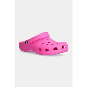 Crocs slapi copii CLASSIC CLOG culoarea roz, 206991.G imagine