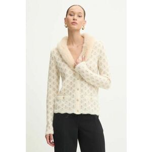 Blugirl Blumarine cardigan din lana culoarea bej, RF4105.MA96O imagine