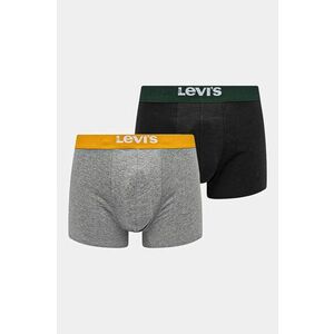 Levi's boxeri 2-pack barbati, culoarea gri, 37149-1003 imagine