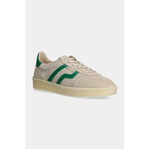 Gant sneakers din piele intoarsă Cuzima Crepe culoarea bej, 29533961 G923 imagine