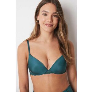 women'secret sutien FEMININE TRENDY culoarea verde, dantela, neted, 4028139.156.153 imagine