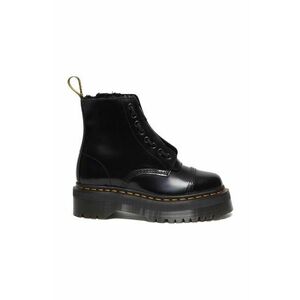 Dr. Martens bocanci de piele Sinclair FL femei, culoarea negru, cu platforma, DM31213001 imagine