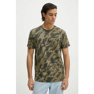 G-Star Raw tricou din bumbac barbati, culoarea verde, modelator, D25082-C334 imagine