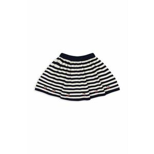 Konges Sløjd fusta din bumbac pentru copii VENTON KNIT SKIRT GOTS culoarea albastru marin, mini, evazati, KS101724 imagine