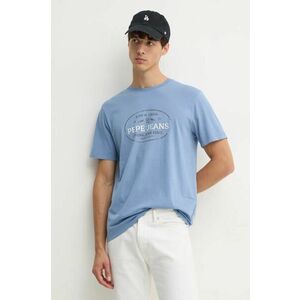 Pepe Jeans tricou din bumbac ANDER barbati, cu imprimeu, PM509621 imagine