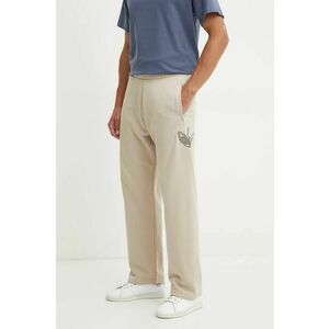 adidas Originals pantaloni de trening culoarea bej, cu imprimeu, JJ1509 imagine