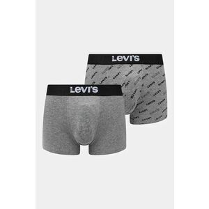 Levi's boxeri 2-pack barbati, culoarea gri, 37149-0938 imagine