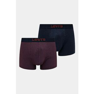 Levi's boxeri 2-pack barbati, culoarea albastru marin, 37149-1028 imagine