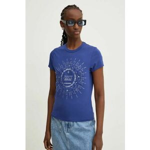 Juicy Couture tricou HERITAGE CROWN T-SHIRT femei, JCGCT224013 imagine