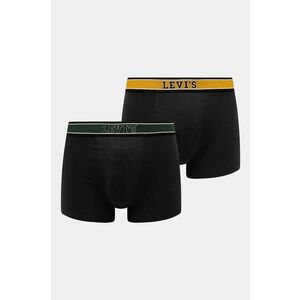 Levi's boxeri 2-pack barbati, culoarea negru, 37149-1017 imagine