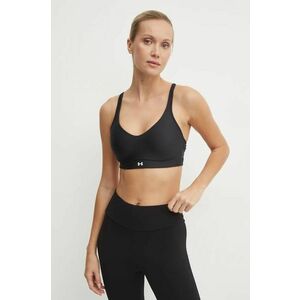 Under Armour sutien sport Infinity culoarea negru, 1384126 imagine