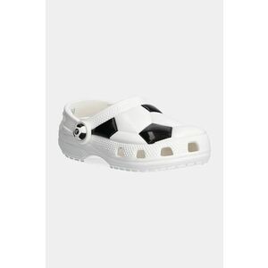 Crocs slapi copii CLASSIC SOCCER BALL CLOG culoarea alb, 210023 imagine