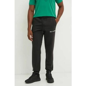 Helly Hansen pantaloni de trening Cotton Fleece culoarea negru, neted, 54163 imagine