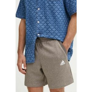 adidas pantaloni scurti barbati, culoarea maro, melanj, IY6612 imagine