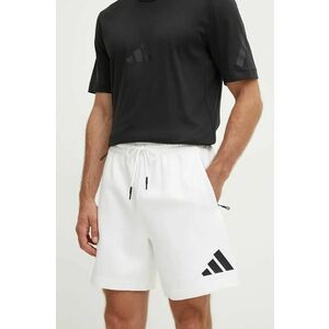 adidas pantaloni scurti ZNE barbati, culoarea alb, JJ4893 imagine