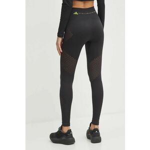 adidas by Stella McCartney colanti TrueStrenght femei, culoarea negru, neted, IW9833 imagine