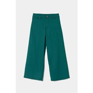 United Colors of Benetton pantaloni copii culoarea verde, neted, 41HQCF03K imagine